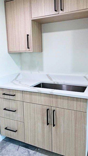 European white oak cabinetry